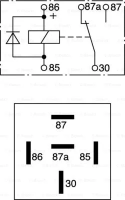 Relay, main current (0 332 209 135)
