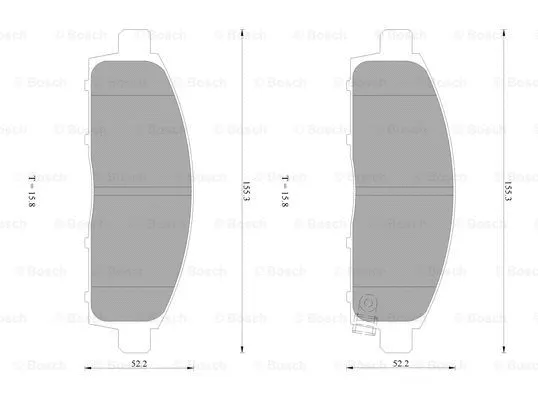 Brake Pad Set, disc brake (0 986 AB1 417)