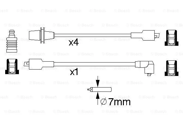 Ignition Cable Kit (0 986 356 725)