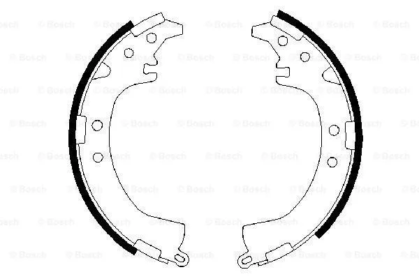 Brake Shoe Set (0 986 487 595)