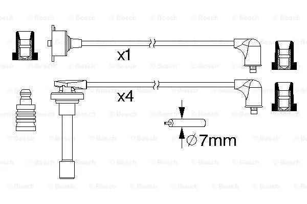 Ignition Cable Kit (0 986 357 173)