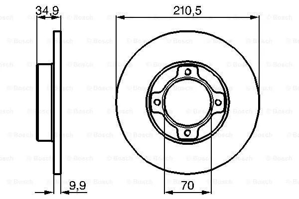 Brake Disc (0 986 478 755)
