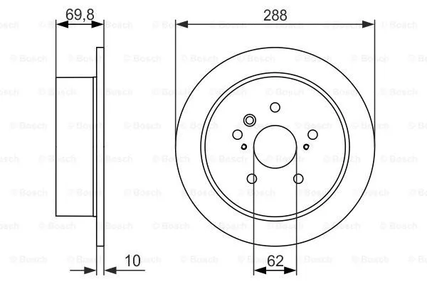 Brake Disc (0 986 479 614)