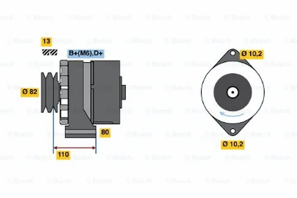 Alternator (9 120 144 102)