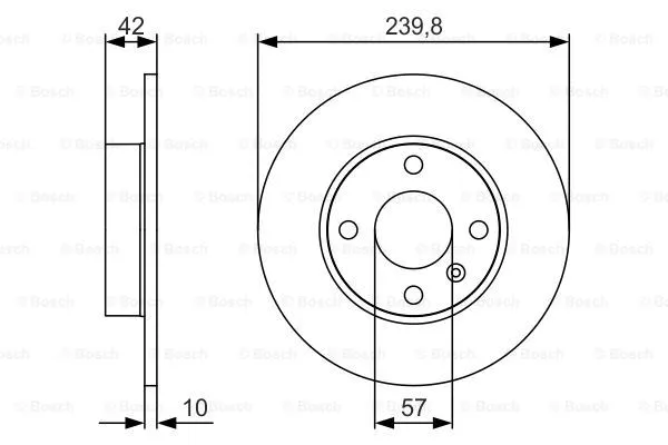 Brake Disc (0 986 479 S52)
