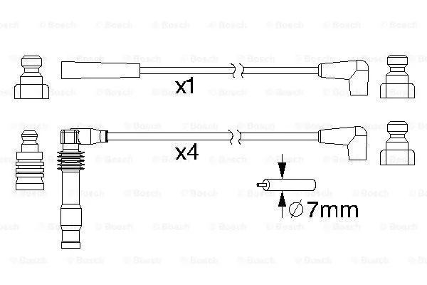 Ignition Cable Kit (0 986 357 156)