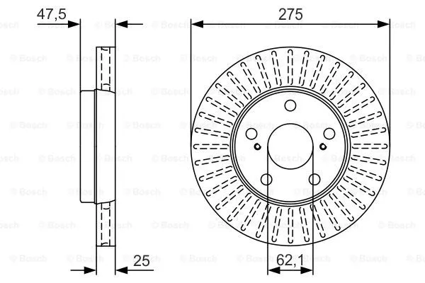 Brake Disc (0 986 479 U79)