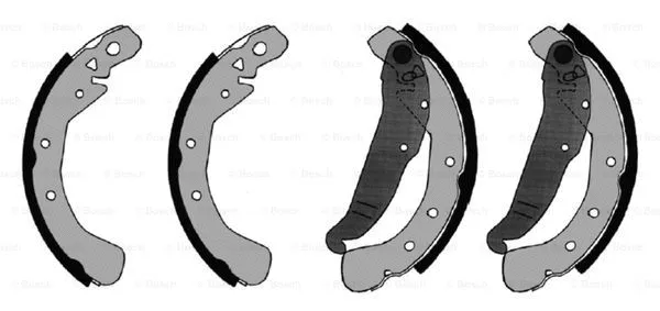 Brake Shoe Set (F 026 004 658)