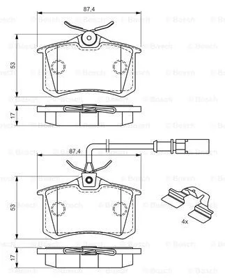Brake Pad Set, disc brake