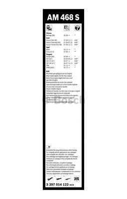 Wiper Blade (3 397 014 122)