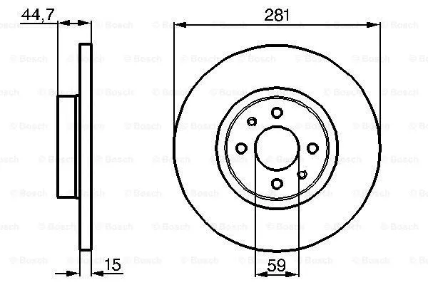 Brake Disc (0 986 478 677)