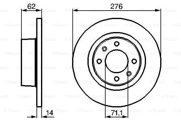 Brake Disc (0 986 478 981)