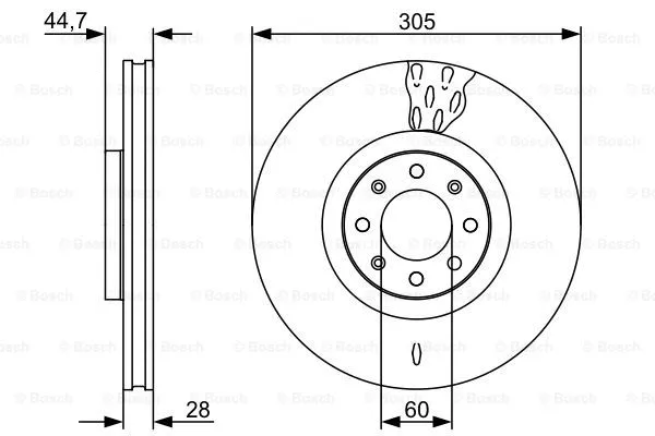Brake Disc (0 986 479 531)