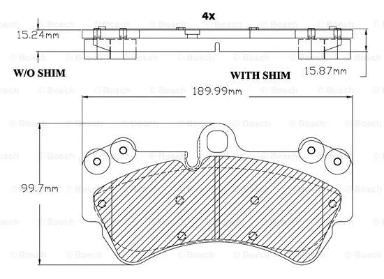 Brake Pad Set, disc brake (F 03B 150 130)
