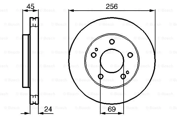 Brake Disc (0 986 478 708)