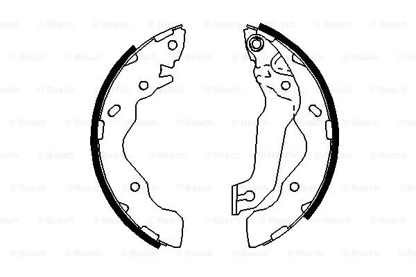 Brake Shoe Set (0 986 487 693)