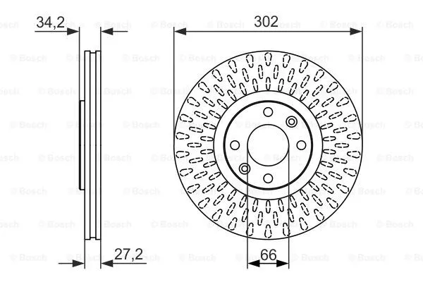 Brake Disc (0 986 479 376)