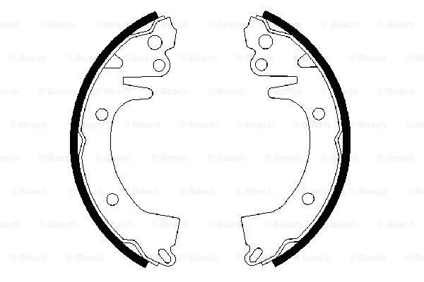 Brake Shoe Set (0 986 487 462)