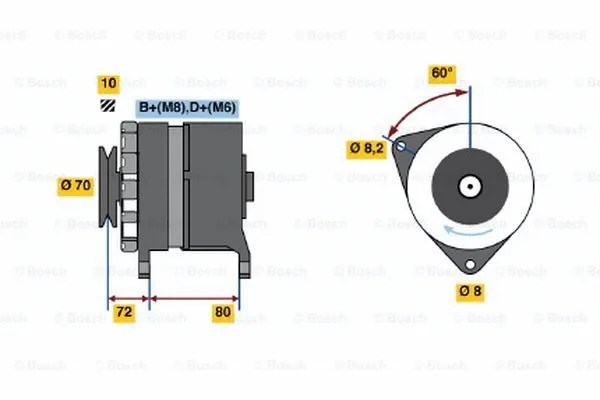 Alternator (0 120 469 914)