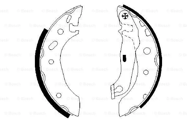 Brake Shoe Set (0 986 487 598)
