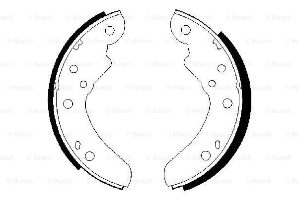 Brake Shoe Set (0 986 487 420)