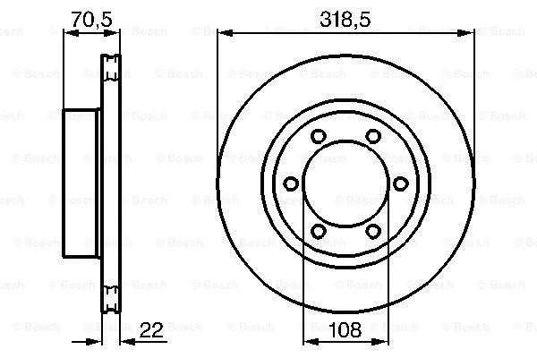 Brake Disc (0 986 478 698)