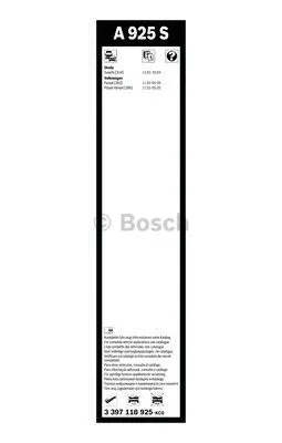 Wiper Blade (3 397 118 925)
