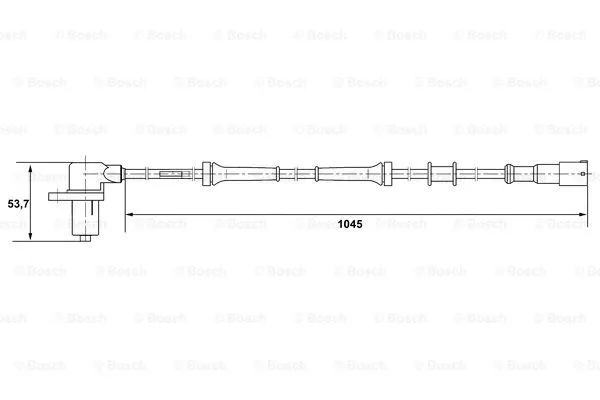 Sensor, wheel speed (0 265 006 162)