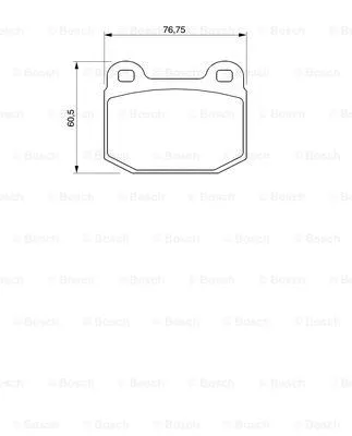 Brake Pad Set, disc brake (0 986 424 742)