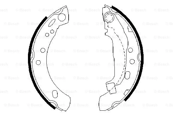 Brake Shoe Set (0 986 487 391)