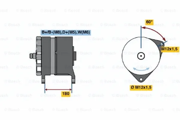 Alternator (0 120 689 541)