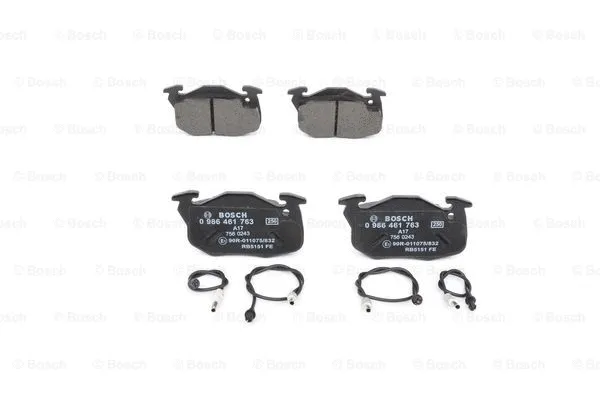 Brake Pad Set, disc brake (0 986 461 763)