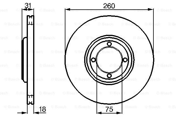 Brake Disc (0 986 478 522)
