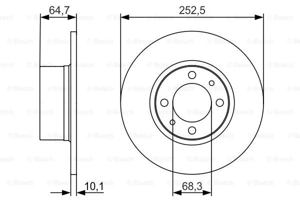 Brake Disc (0 986 479 988)