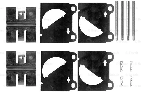 Accessory Kit, disc brake pad (1 987 474 009)