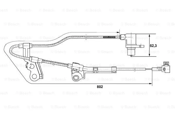 Sensor, wheel speed