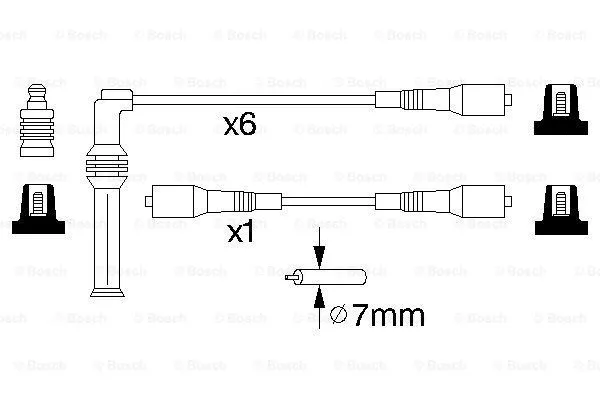 Ignition Cable Kit (0 986 356 729)