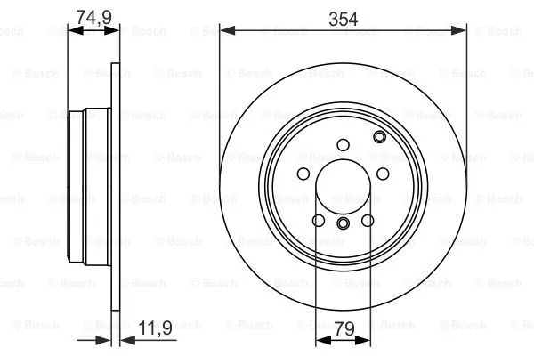 Brake Disc (0 986 479 612)