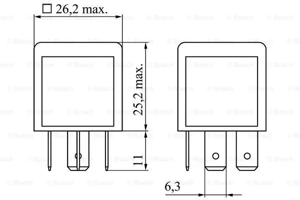 Relay, main current