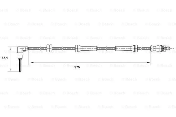 Sensor, wheel speed (0 265 007 069)