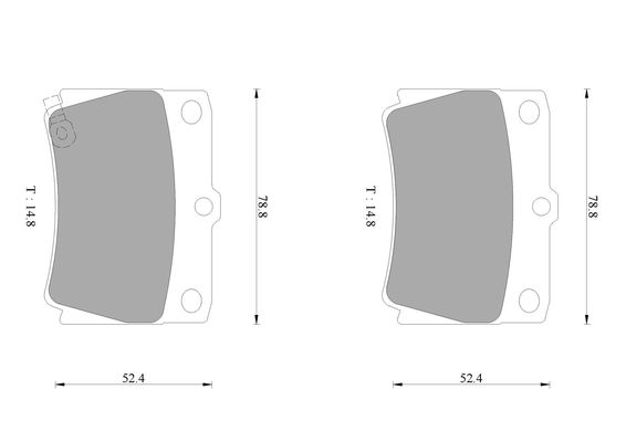 Brake Pad Set, disc brake (0 986 AB2 738)