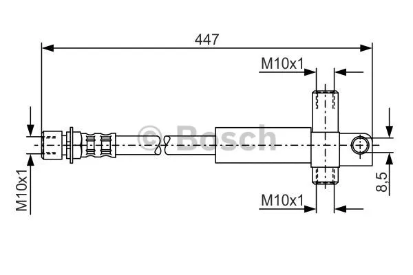 Brake Hose (1 987 476 614)