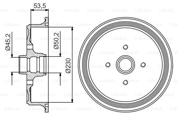 Brake Drum (0 986 477 160)