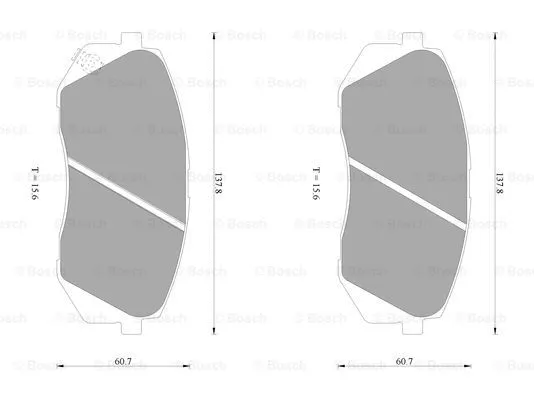 Brake Pad Set, disc brake (0 986 AB1 052)
