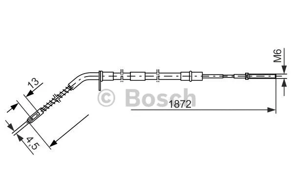 Cable Pull, parking brake (1 987 477 068)