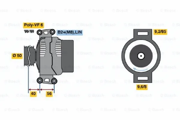 Alternator (0 124 625 033)