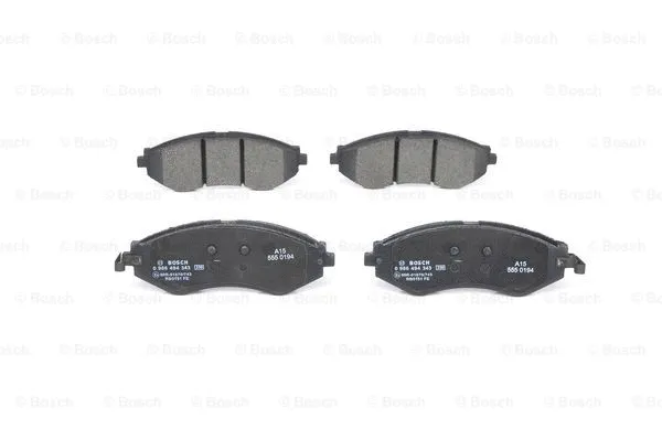 Brake Pad Set, disc brake (0 986 494 343)