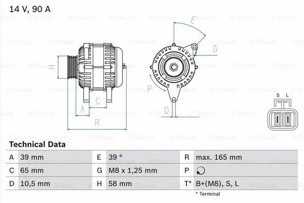 Alternator (0 986 042 680)