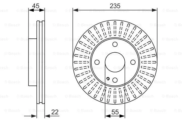 Brake Disc (0 986 479 842)
