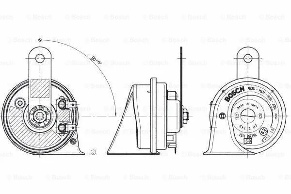 Trumpet Horn (6 033 FB1 214)